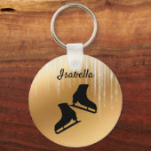 ijsschaatsen sleutelhanger schaatsen Goudijs (Voorkant)