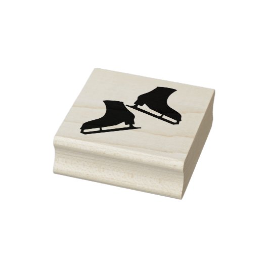 Ijsschaatsen stempel figuur schaatsen paar (Stempel)