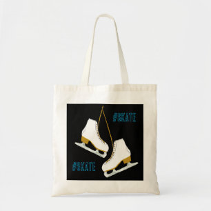 ijsschaatsen tote bag