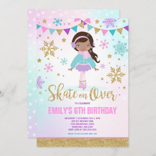 ijsschaatsen Uitnodiging ijsschaatsen Gold