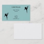 ijsschaatsen Visitekaartje (Voorkant / Achterkant)