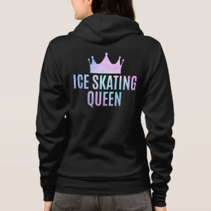 ijsschaatskoningin - ijsschaatsen hoodie