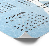 IJsschaatsontwerp 2025 Kalender Poster (Hoek)