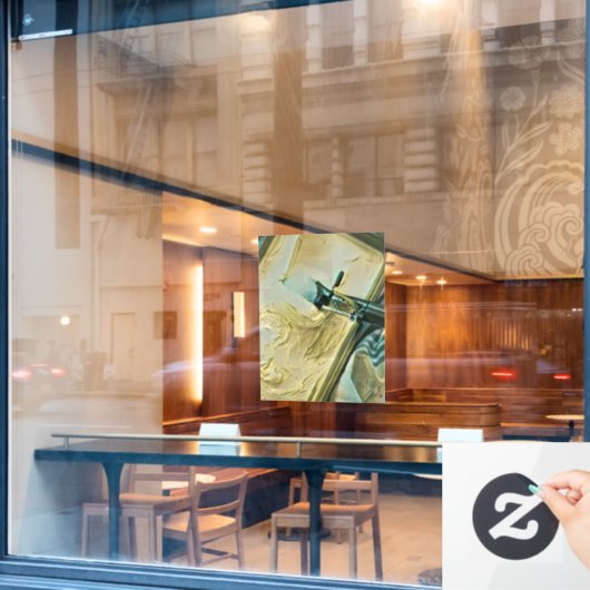 ijsschottaart raamsticker (Cafe Raam)