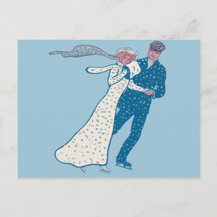 ijsSkaters Briefkaart