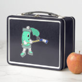 IJsspray op ijshockey met ijshockeystick (In situ)