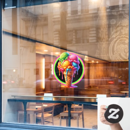 IJsthee-ma - Lekker! Raamsticker (Cafe Raam)