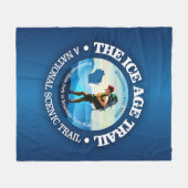 IJstijd Trail (C) Fleece Deken (Voorkant (Horizontaal))