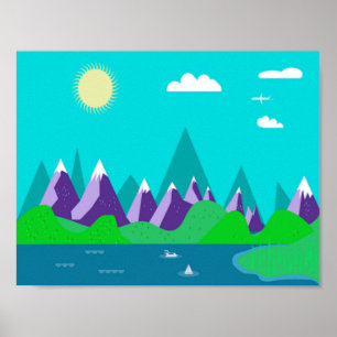 IJstop bergen Poster