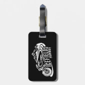 IJsvelden Parkway Alberta Canada Motorfiets Bagagelabel (Achterkant verticaal)