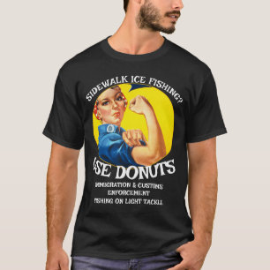 IJsvissen immigratie douane handhaving DONUTS T-shirt