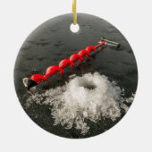 ijsvisserij keramisch ornament (Achterkant)