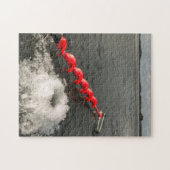 ijsvisserij legpuzzel (Horizontaal)