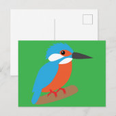 IJsvogel Briefkaart (Voorkant / Achterkant)