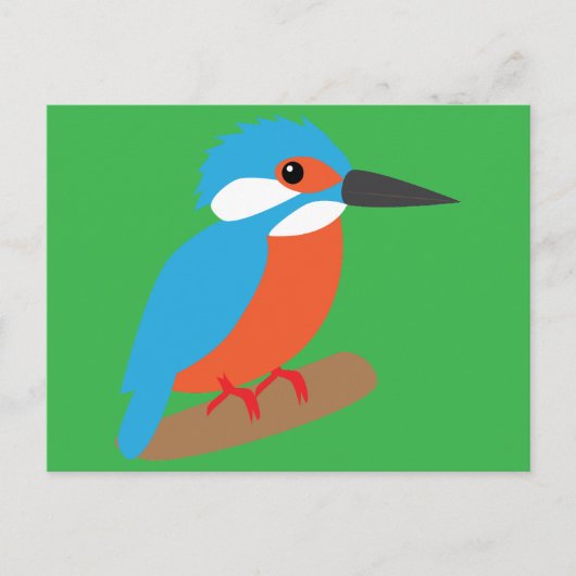 IJsvogel Briefkaart (Voorkant)