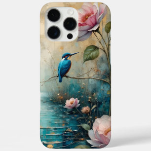 IJsvogel en rozen iPhone 16 Pro Max Hoesje
