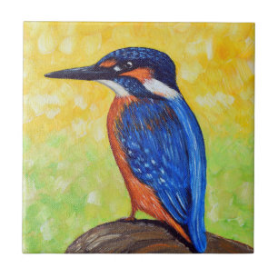 IJsvogel Schilderij Tegeltje