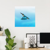 ijsvogel Vogel Poster (Thuiskantoor)