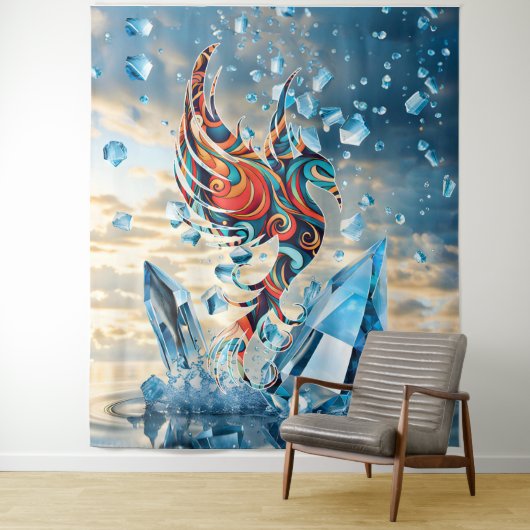 Ijsvogel Wandkleed (In situ)