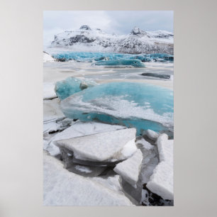 ijsvorming in de winter poster