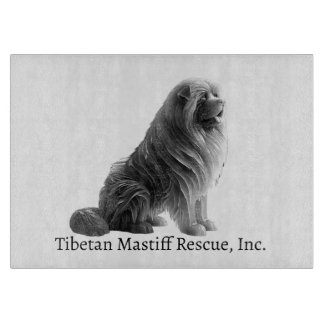 Ijszitting Tibetaanse Mastiff snijplank