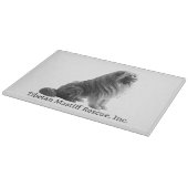 Ijszitting Tibetaanse Mastiff snijplank (Hoek)