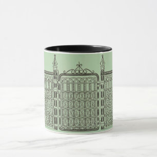 IJzer Antiek, ornamentaal, ruw, hek Mok