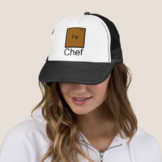 IJzer Chef Element Pun T-Shirt Trucker Pet (In situ)