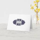 IJzer Man Kaart (Gele Bloem)