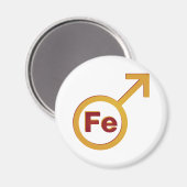 IJzer Man Magneet (Voorkant / Achterkant)