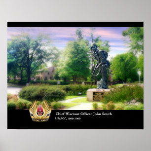 IJzer Mike met USASOC Sine Pari (aanpassen) Poster