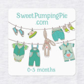 IJzer on Business Labels - Babykleding (Design 1)