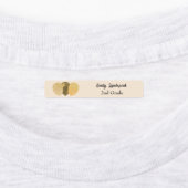 IJzer op Gele Glitter Party Ballonnen Labels (Aangebracht)