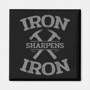 IJzer slijpt ijzer Spreuken 27_17 Fitnessoefeninge Magneet