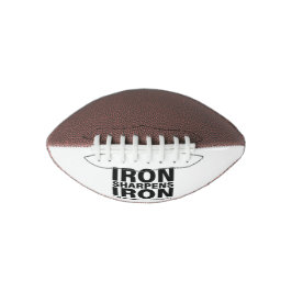 IJzer slijpt ijzer - Spreuken 27:17 Mini Football