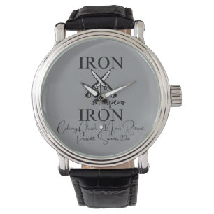 IJzer slijpt IJzeren Mes Christelijk Horloge