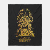 IJzer troonpictogram Fleece Deken (Voorkant)