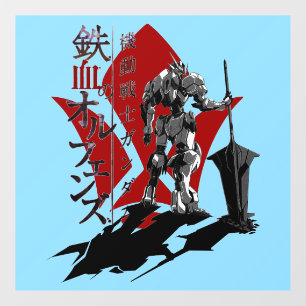 IJzerbloede wezen Logo Raamsticker