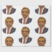 ijzerdesantis voor president 2024 cadeaupapier (Vlak)