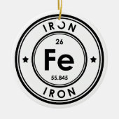 IJzerelement keramisch Ornament (Voorkant)