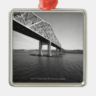 IJzeren brug B&W Metalen Ornament