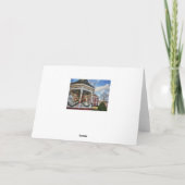 IJzeren County Courthouse en Gazebo Kaart (Achterkant)