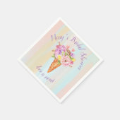 IJzeren douche, Vrijgezellenfeest papieren luiers Servet (Hoek)