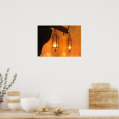 IJzeren lampions Poster (Keuken)