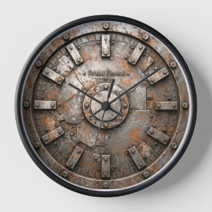 IJzeren machine decoratieve kwarts klok