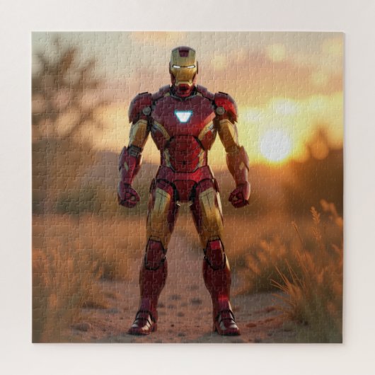 IJZEREN MAN Puzzel (Verticaal)