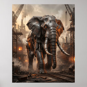 IJzeren Olifant Smederij Poster