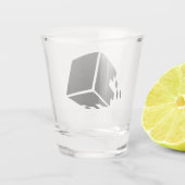 IJzeren Pixel Shot Glass Glas (Achterkant)