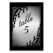 IJzeren Poorten Gotisch Thema Tafelnummer (Achterkant)