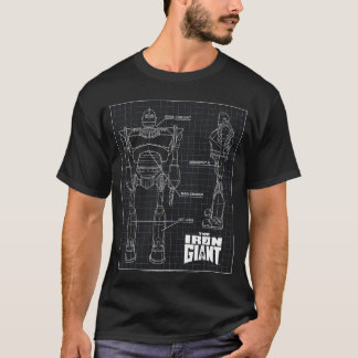 IJzeren Reus Schematisch familie T-shirt